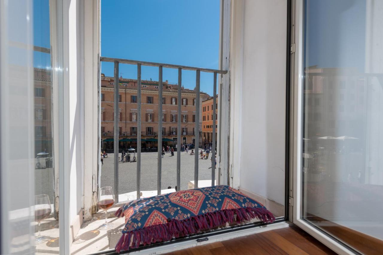 New! Amazing Piazza Navona View Appartement Rome Buitenkant foto