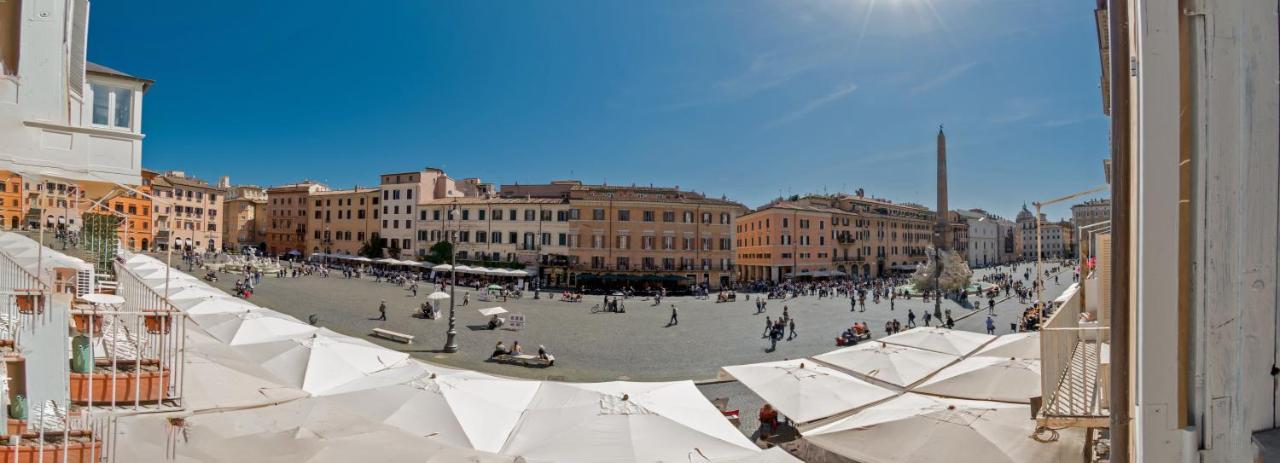 New! Amazing Piazza Navona View Appartement Rome Buitenkant foto